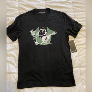 True Religion black small shirt for men
